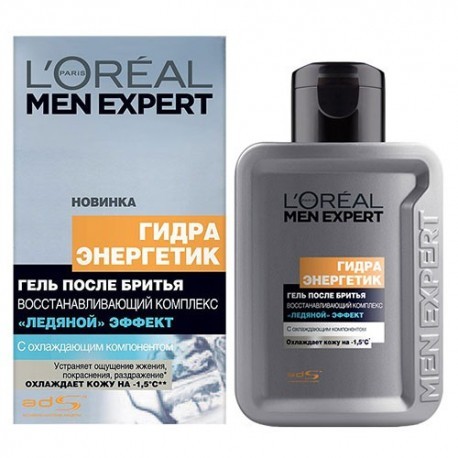 L'oreal Men Expert Гидра энергетик Гель после бритья Ледяной эффект