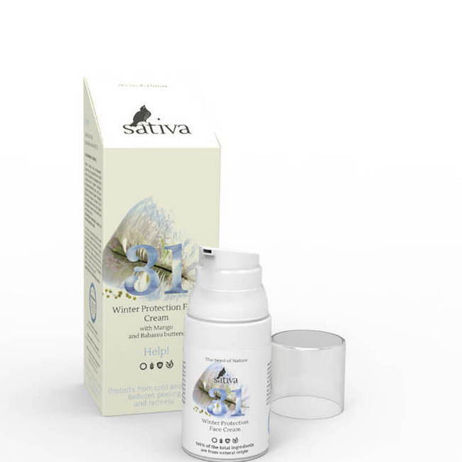 Sativa Крем для лица защитный зимний № 31