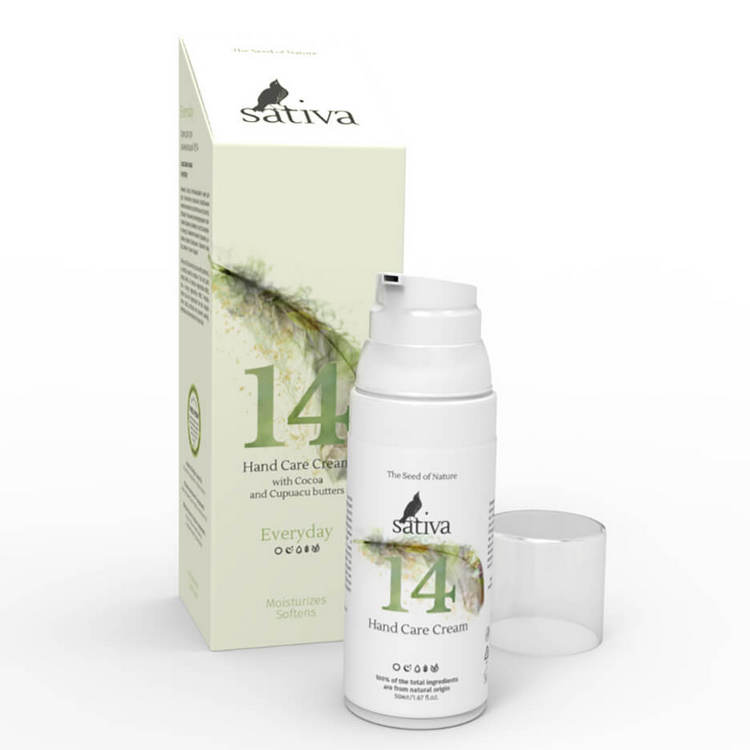 Sativa Крем для рук ухаживающий №14