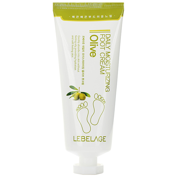 Lebelage Крем для ног увлажняющий Olive Foot Cream с оливковым маслом