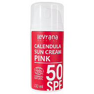 Levrana Солнцезащитный крем для тела Календула 50 SPF PINK
