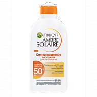 Garnier Ambre Solaire Солнцезащитное молочко для лица и тела с Карите SPF50