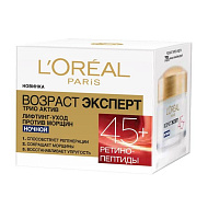 L'Oreal Возраст эксперт 45+ Крем ночной