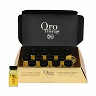 Fanola Oro Therapy 24k Oro Puro Восстанавливающий лосьон  с кератином, аргановым маслом  и микрочастицами золота  