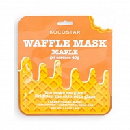 Kocostar Омолаживающая вафельная маска для лица Кленовый сироп Waffle Mask Maple
