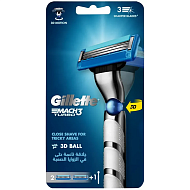 GILLETTE Станок Mach3  Turbo 2 кассеты