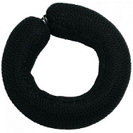 Profi Line Валик для причесок сетка с кнопкой черный 25 см