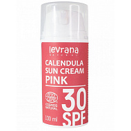 Levrana Солнцезащитный крем для тела Календула 30SPF PINK