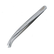 Zinger  Пинцет скошенный изогнутый B-5561