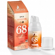 Sativa  Невидимый минеральный солнцезащитный BB-крем №68 Rose Beige
