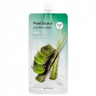 Missha Ночная маска для лица Pure Source Pocket Pack Aloe