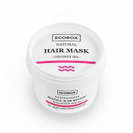 Ecobox Натуральная маска для волос Кокосовое масло