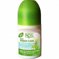 Natur Vital Роликовый дезодорант для чувствительной кожи с чайным деревом Roll-on sensitive deodorant tea tree