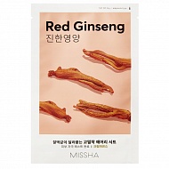 Missha Маска на тканевой основе Airy Fit Sheet Mask Red Ginseng