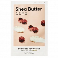 Missha Маска на тканевой основе  Airy Fit Sheet Mask Shea Butter