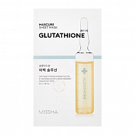 Missha Осветляющая маска для лица Mascure Whitening Solution Sheet Mask Glutathione