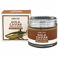 Lebelage Крем для лица ампульный Gold Caviar с экстрактом икры против морщин