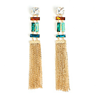 Серьги Audrey, Кристаллы Preciosa, латунь. Гальваническое покрытие: золото. 20091940