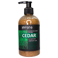 Levrana Гель-скраб для душа Кедр мужской