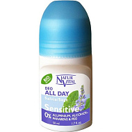 Natur Vital Роликовый дезодорант для чувствительной кожи с шалфеем Roll-on sensitive deodorant sage