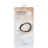 Missha Ночная маска для лица Pure Source Pocket Pack Rice
