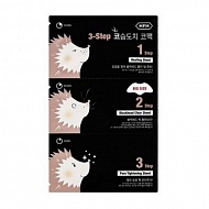 Missha Маска-патч для носа For Men 3-Step Hedgehog Nose Pack
