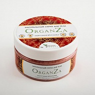OrganZa Гель-скраб для тела натуральный Морозная брусника Green OrganZa