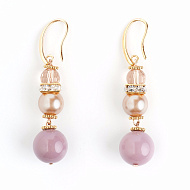 Серьги Роман с камнем 20097090