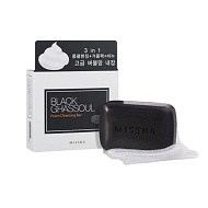 Missha Туалетное мыло-пенка для лица  Black Ghassoul Foam Cleansing Bar
