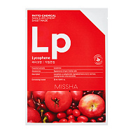 Missha Осветляющая маска для лица Phyto-chemical Skin Supplement Sheet Mask Lycophene Peeling Tone Up