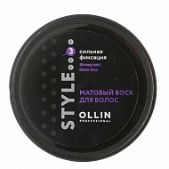 Ollin Style Матовый воск для волос Сильной фиксации