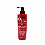 Fanola Oro Therapy 24k Насыщенный красный Маска увлажняющая для придания блеска и интенсивности оттенка окрашенным волосам 