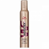 WELLAFLEX Пена для  волос Сияние цвета сильная фиксация 200 мл