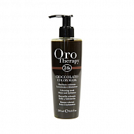  Fanola Oro Therapy 24k Шоколад  Маска увлажняющая для придания блеска и интенсивности оттенка окрашенным волосам 