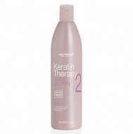 Alfaparf Milano Lisse Design Keratin Therapy Жидкость для волос разглаживающая Шаг 2